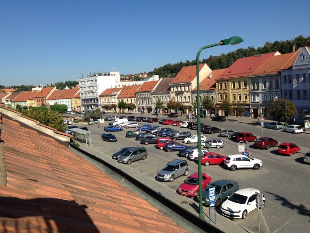 Trebic - view from our window